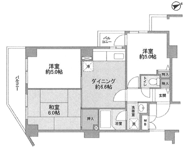 中野島駅 徒歩15分 構造:鉄筋コンクリート造